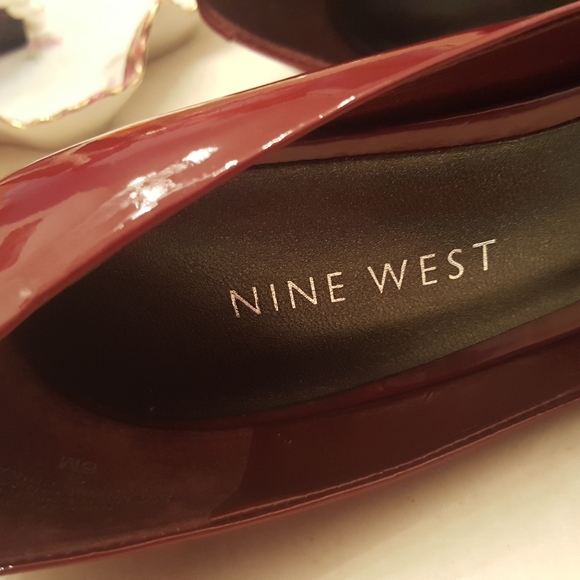 Nine West👠Rare Color Burgandy Moon - Picture 9 of 14